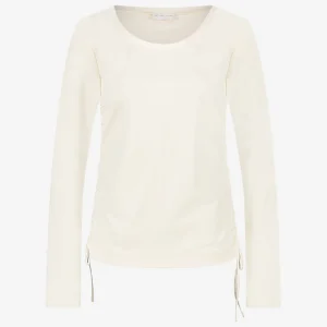 Jane Lushka Rosa Top Technical Jersey | Ecru