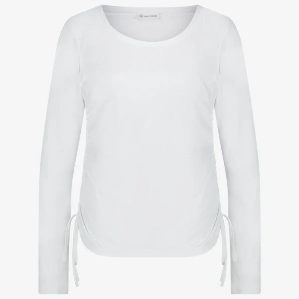 Jane Lushka Rosa Top Technical Jersey | White