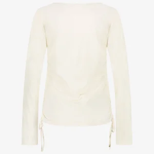 Jane Lushka Rosa Top Technical Jersey | Ecru