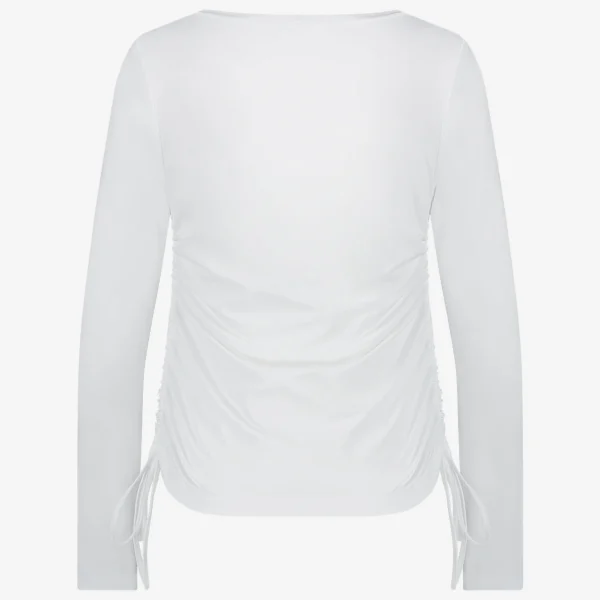 Jane Lushka Rosa Top Technical Jersey | White