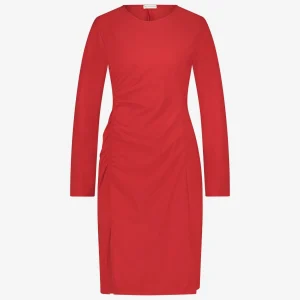 Jane Lushka Scarlet Dress-LS Technical Jersey | Red