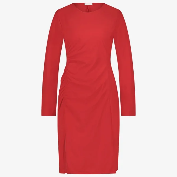 Jane Lushka Scarlet Dress-LS Technical Jersey | Red