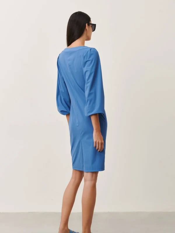 Jane Lushka Silke Dress Technical Jersey | Mid Blue