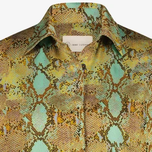 Jane Lushka Sisi/P Blouse | Multi Green