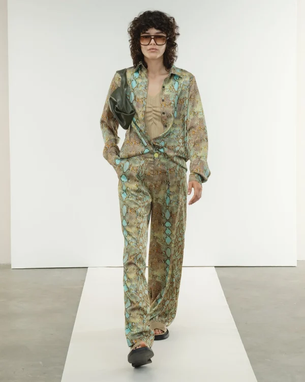 Jane Lushka Sisi/P Blouse | Multi Green