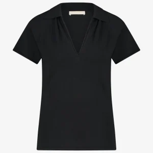 Jane Lushka Snowy Polo | Black