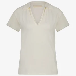 Jane Lushka Snowy Polo | Ecru