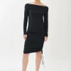 Jane Lushka Sonia Dress Technical Jersey | Black