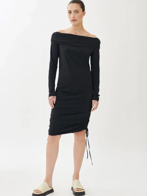 Jane Lushka Sonia Dress Technical Jersey | Black