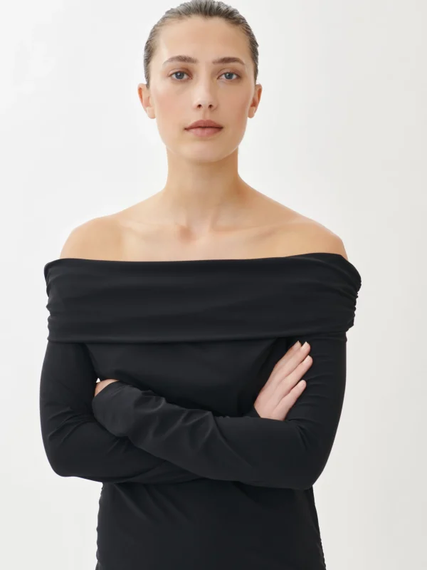 Jane Lushka Sonia Dress Technical Jersey | Black