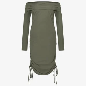 Jane Lushka Sonia Dress Technical Jersey | Army