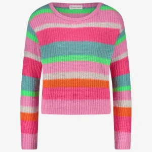 Jane Lushka Stripe PU Pullover | Multi