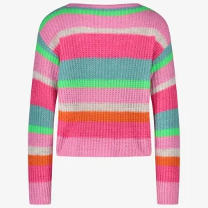 Jane Lushka Stripe PU Pullover | Multi