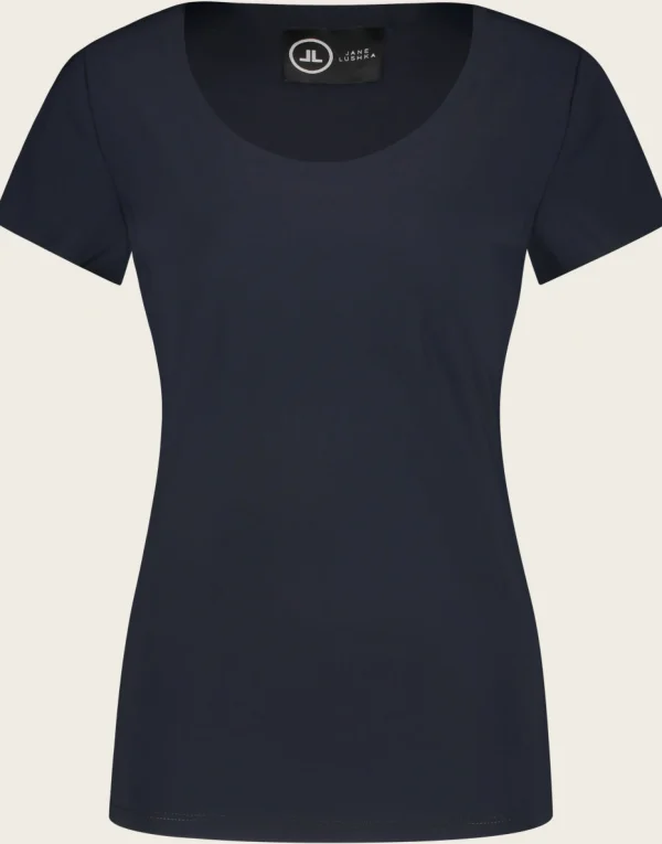 Jane Lushka T Shirt Sara Easy Wear Technical Jersey | Blue