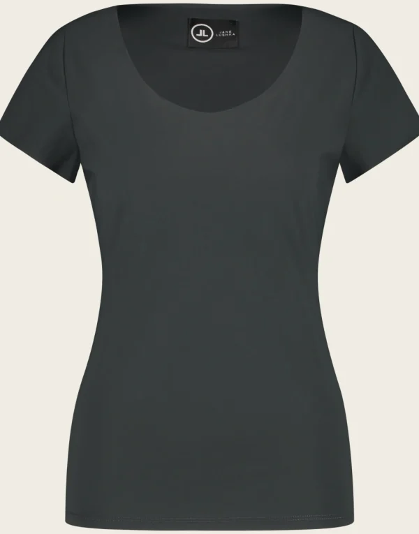 Jane Lushka T Shirt Sara Easy Wear Technical Jersey | Grigio Notte