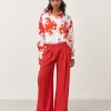 Jane Lushka Thea Pants | Red