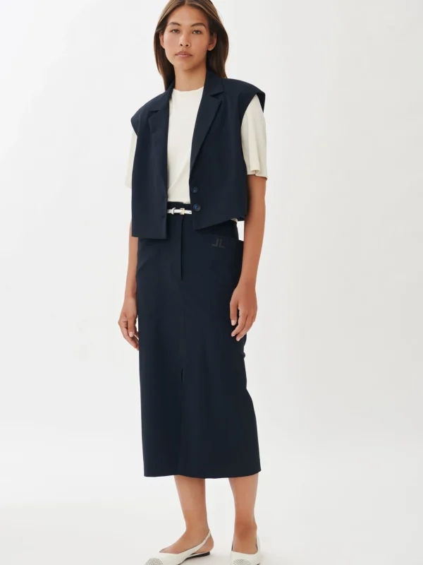 Jane Lushka Tilly Vest Technical Jersey | Blue