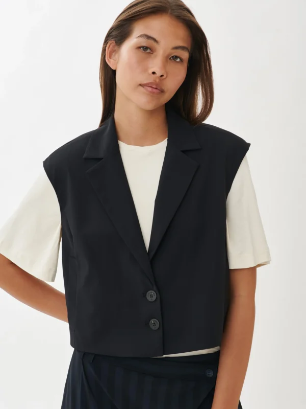 Jane Lushka Tilly Vest Technical Jersey | Black