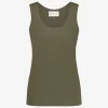 Jane Lushka Top Jesy Easy Wear Technical Jersey | Army