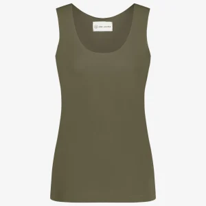 Jane Lushka Top Jesy Easy Wear Technical Jersey | Army