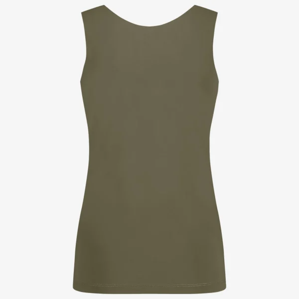 Jane Lushka Top Jesy Easy Wear Technical Jersey | Army