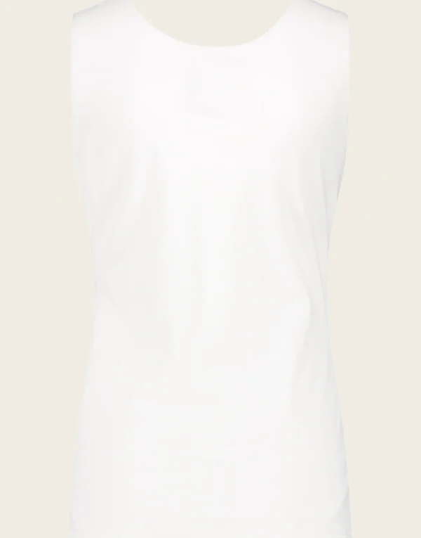 Jane Lushka Top Jesy Easy Wear Technical Jersey | White