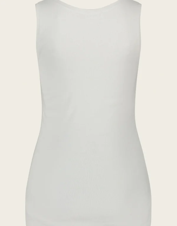 Jane Lushka Top Rips Easy Wear Organic Cotton | White