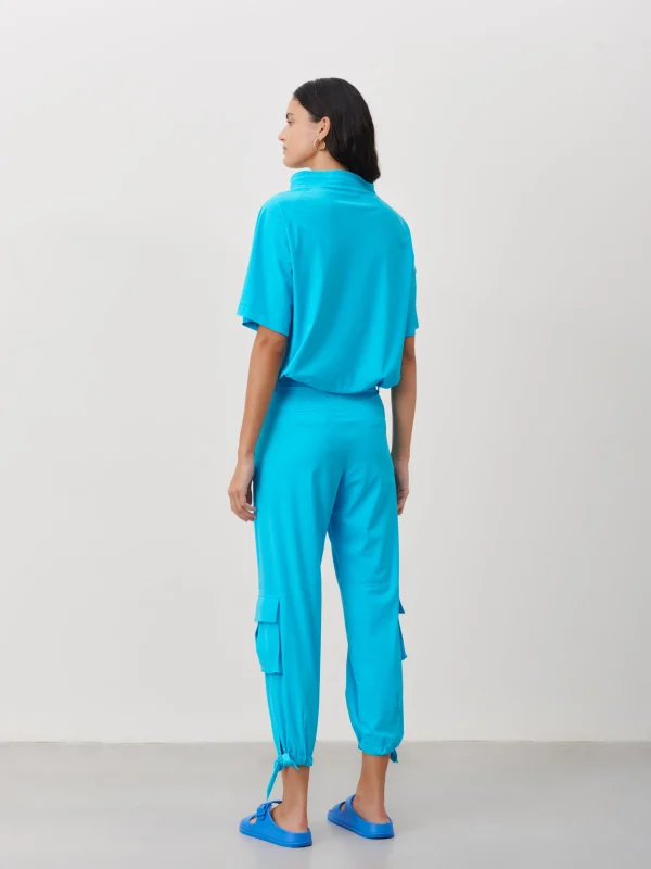 Jane Lushka Trend Pants Technical Jersey | Light Blue