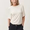 Jane Lushka T-Shirt Logo | Cream
