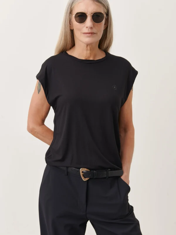 Jane Lushka T-Shirt Maria Logo | Black