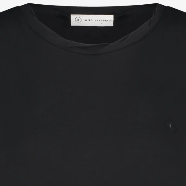 Jane Lushka T-Shirt Maria Logo | Black