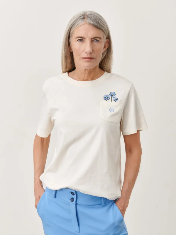 Jane Lushka T-Shirt Turiya Organic Cotton | Gardenia