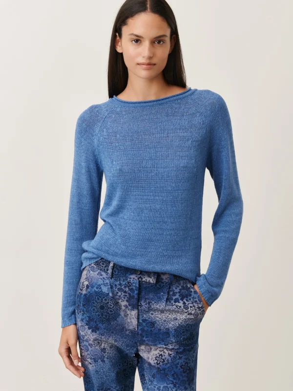 Jane Lushka Wholegarment Pullover | Blue