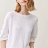 Jane Lushka Wholegarment Pullover | White