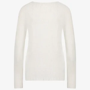 Jane Lushka Wholegarment Pullover | White