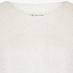 Jane Lushka Wholegarment Pullover | White