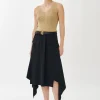 Jane Lushka Yanna Skirt Technical Jersey | Black