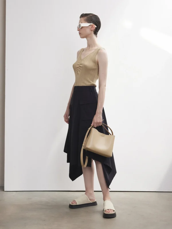 Jane Lushka Yanna Skirt Technical Jersey | Black